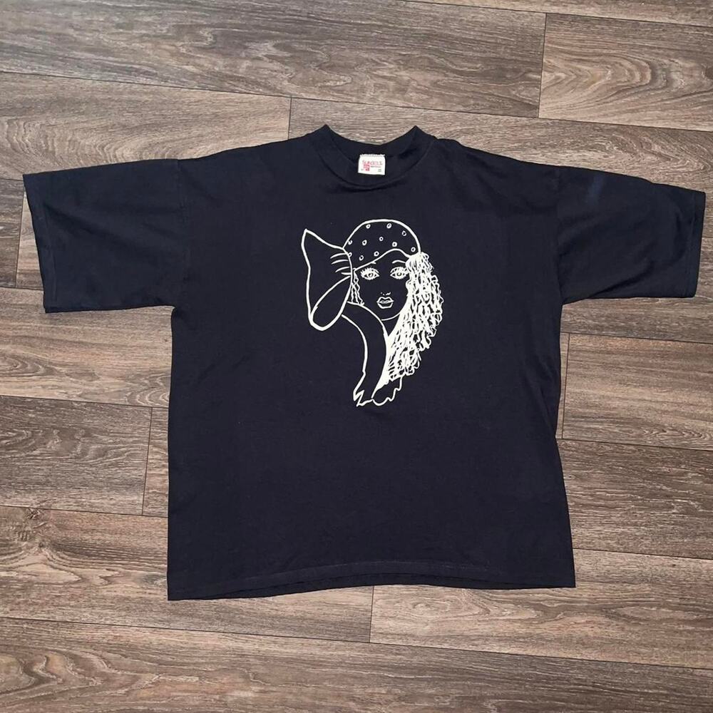 Vintage Sunbelt Sportswear Pirate Lady One Size Art T-shirt